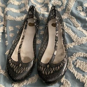 Melissa shoes lace flats womens 8